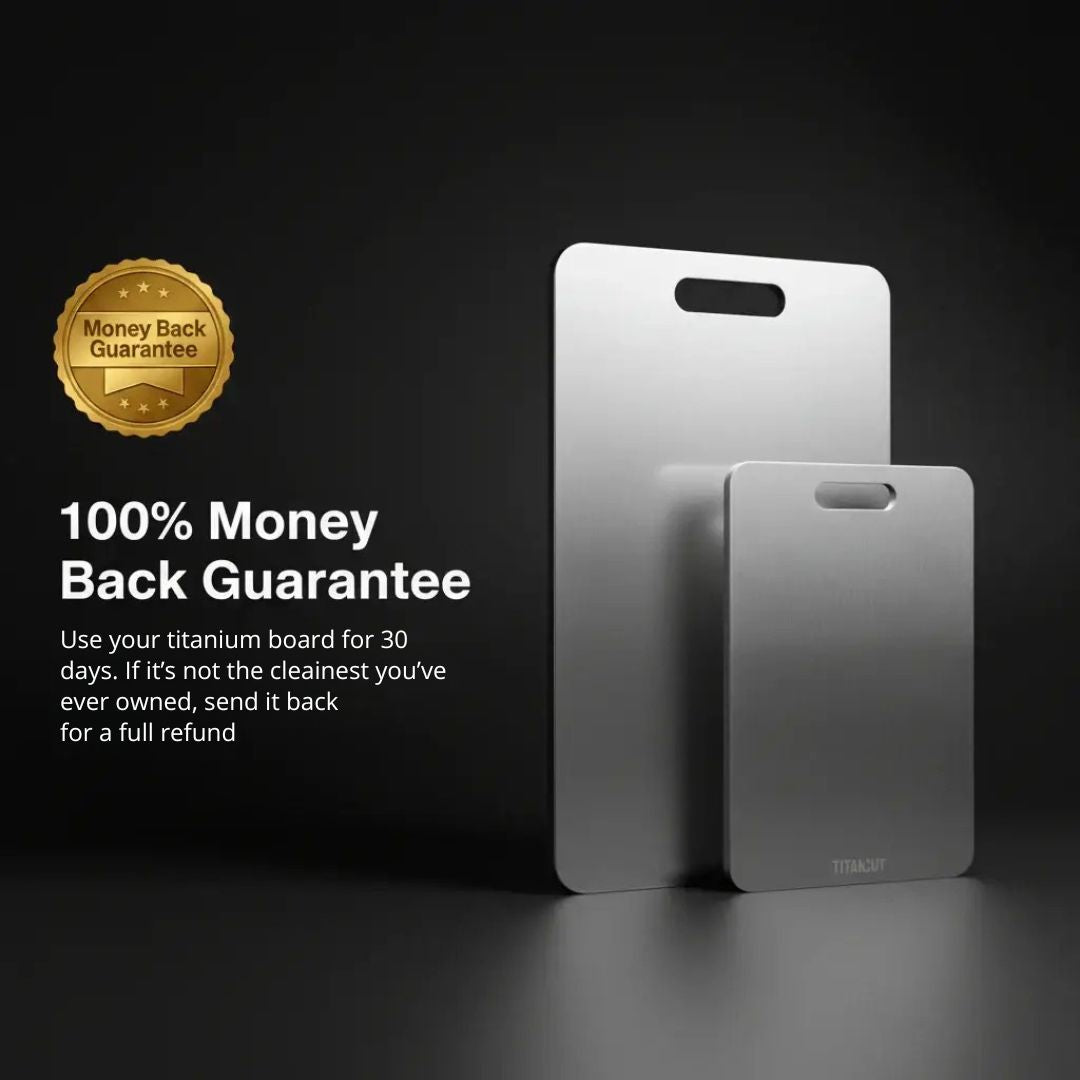 100% Pure Titanium Cutting Board